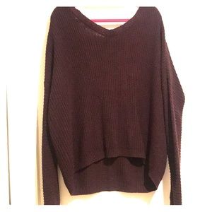 NEVER WORN RUE 21 MAROON SWEATER